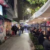 Terrace at Fuente Rica Rica in Santiago