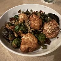 Crispy Brussels & cauliflowerr  at Humble Market Kitchin in Wailea