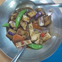 Eggplant with bean sauce. at Chuk Lum in Ipoh