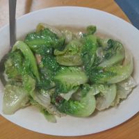 Green leaves and fermented tofu at Chuk Lum in Ipoh
