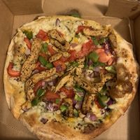 Vegan Genovese Pizza at Ege Mediterranean in Pittsburgh