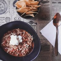 Chili sin Carne with Tacos at Reed in Luxembourg City
