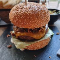 Joy burger at Reed in Luxembourg City