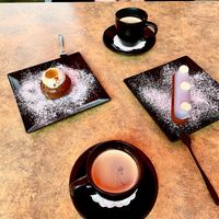 Salted caramel and blackberry pastries   at Reed in Luxembourg City