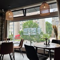 Upstairs dining room at Reed in Luxembourg City