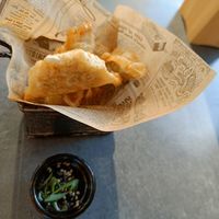 Gyoza as a starter at Reed in Luxembourg City