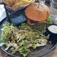 Joy burger  at Reed in Luxembourg City