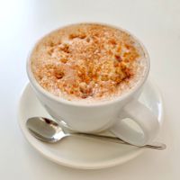 Gingerbread biscoff drink at The Tribute Coffee & Kitchen in Shelley
