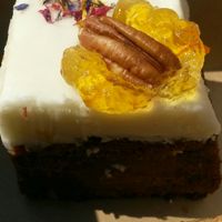 Carrot and orange slice at The Cycle Hub in Newcastle Upon Tyne