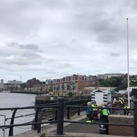 great spot by the tyne. the adjacent car park is free all day with a short walk to the city at The Cycle Hub in Newcastle Upon Tyne