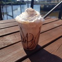 Chocolate milkshake (vg) at The Cycle Hub in Newcastle Upon Tyne