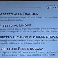 Fresh seasonal sorbetto available in great flavors!  at Gusto Caruso in Polignano A Mare