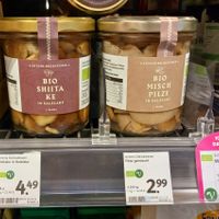 pilze in salzlake, noch nie gesehen at denn's BioMarkt - Luegallee in Dusseldorf