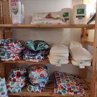 Baby diapers at Rota das Cores in Aveiro