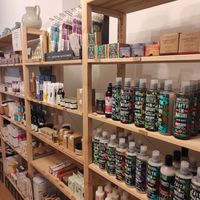 Shampoos and cosmetics at Rota das Cores in Aveiro