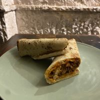 Vegan “pulled pork” wrap at 98rto Osteria Contemporane in Bari