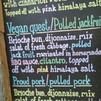 The vegan burger at The Farm in Copenhagen