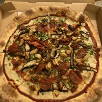 Vegan Big Sur Pizza  at Pizza My Heart in Santa Cruz