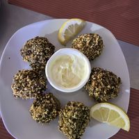 Funghi con maionese   at The Funky Buddha Bistro in Lanzarote