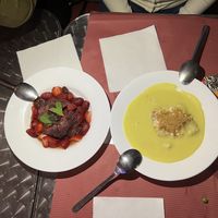 Dolci… immangiabili. Buone solo le fragole   at The Funky Buddha Bistro in Lanzarote