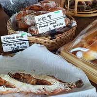 Vegan specialty breads at RnR Bakery in Jeju