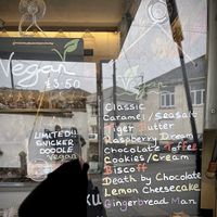 Vegan menu at Hand Cut Cornish Fudge in Porthleven