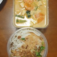Vegan laksa takeaway at Muang Thong Thai in Bendigo