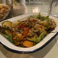 Ensalada con verduras.  at Hosteria de Arnuero in Arnuero