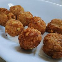 Chickpea Falafel at Hosteria de Arnuero in Arnuero