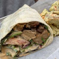Housemade Seitan gyro  at The Rosendale Cafe in Rosendale