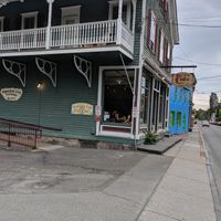The Rosendale Cafe from the parking lot at The Rosendale Cafe in Rosendale