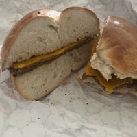 Vegan way breakfast sandwich   at Lighthouse Bagels in Corolla