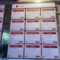 Vegane Karte at Zia Maria in Berlin