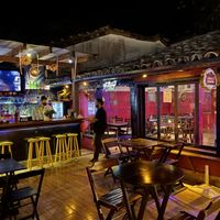 Patio and bar at Gypsy in Armacao Dos Buzios