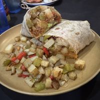 Vegan Breakfast Burrito  at Spade & Spatula in Rimforest