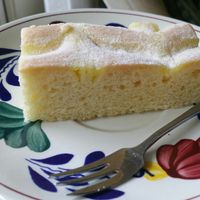 Lemon custard cake at MultiVlaai in Zaandam