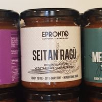 Seitan ragu sauce at The Strawberry Barn in Dunbar