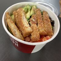 Hot n’ Jazzy bowl with added Tempeh. at Cafe Yumm! - Old Mill District in Bend