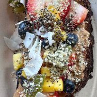 Almond Butter Toast   at Terra Superfoods in Monterey