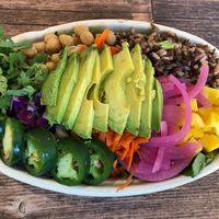 Padang Bowl (vegan) at Terra Superfoods in Monterey