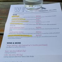 Wine flights! at Freehand Cellars in Wapato