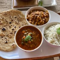Vegan talli at India Curry House in La Fortuna