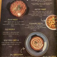 Hauptspeisen at India Curry House in La Fortuna