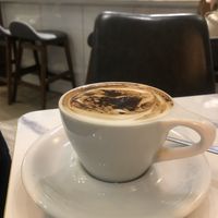 Oat milk cappuccino   at Oatberry Cafe - Scotts Square in Central Singapore