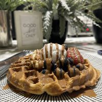 Berry Waffle   at Oatberry Cafe - Scotts Square in Central Singapore