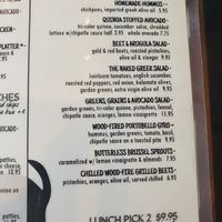 Menu - May 25, 2021 at Kid Cashew in Mount Pleasant