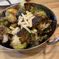 Brussels sprouts with almonds  at Kid Cashew in Mount Pleasant