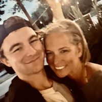 Great outdoor patio- dog friendly- lights at night    at Kid Cashew in Mount Pleasant