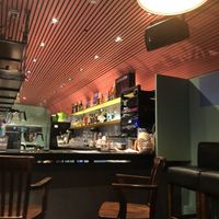 The bar at Junk y Vegan in Helsinki