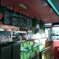 Counter at Junk y Vegan in Helsinki